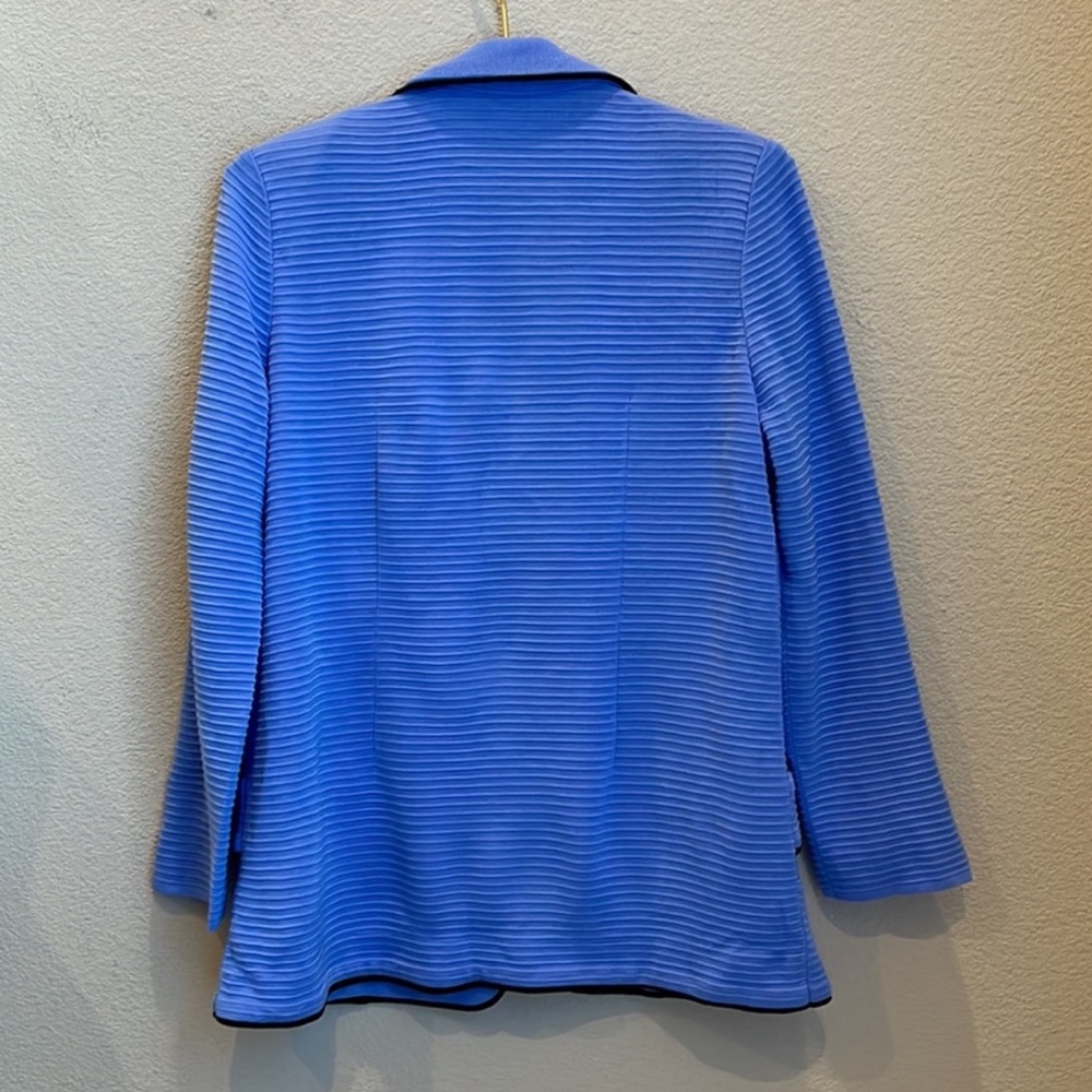 Exclusively Misook Ribbed Knit Blazer Size Medium - Picture 7 of 7